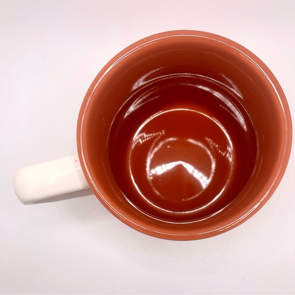 Threshold Rust Orange and White Polka Dot Coffee Mug - Picture 3 of 6